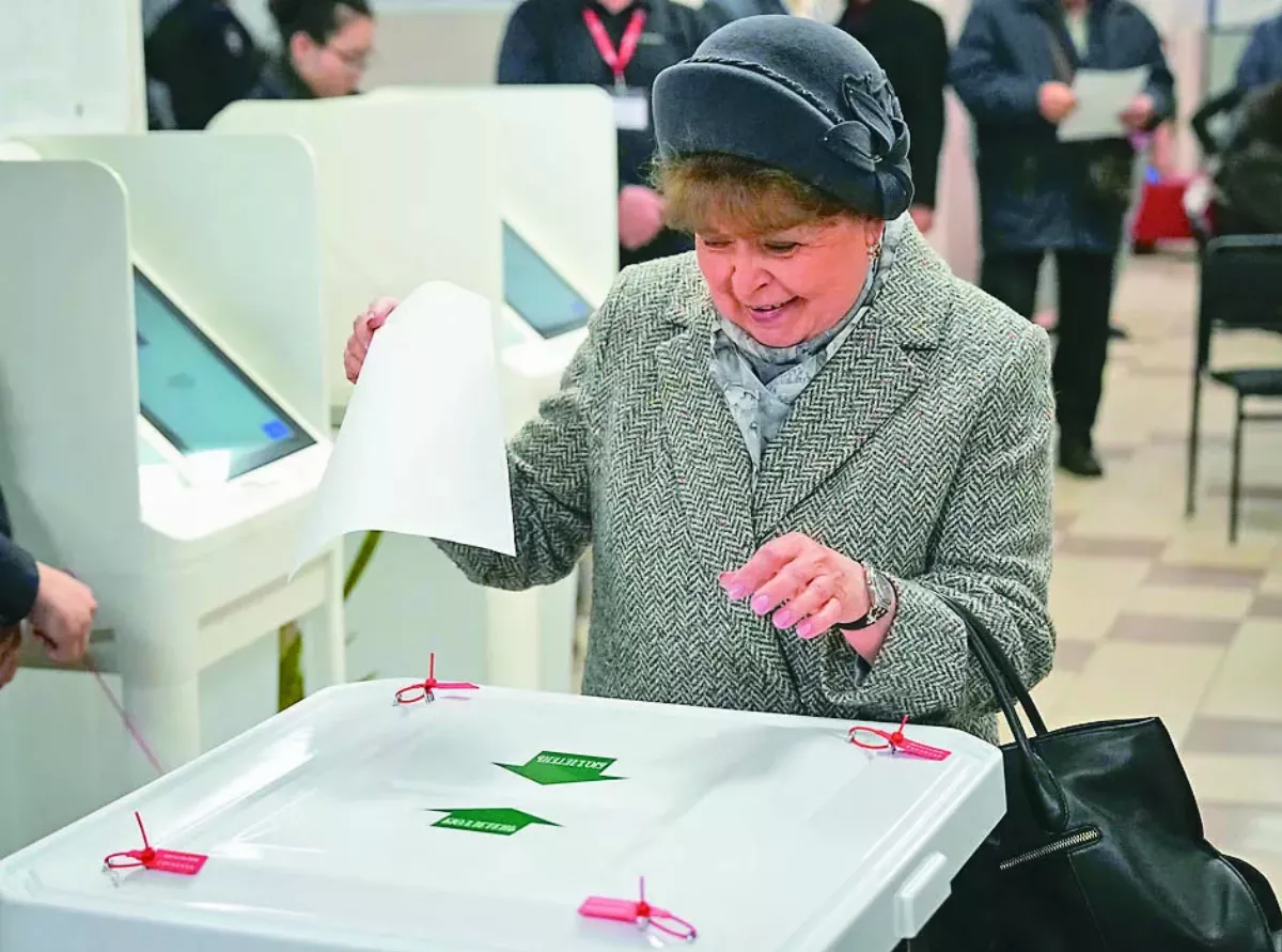 俄大選 多數民眾選傳統式投票