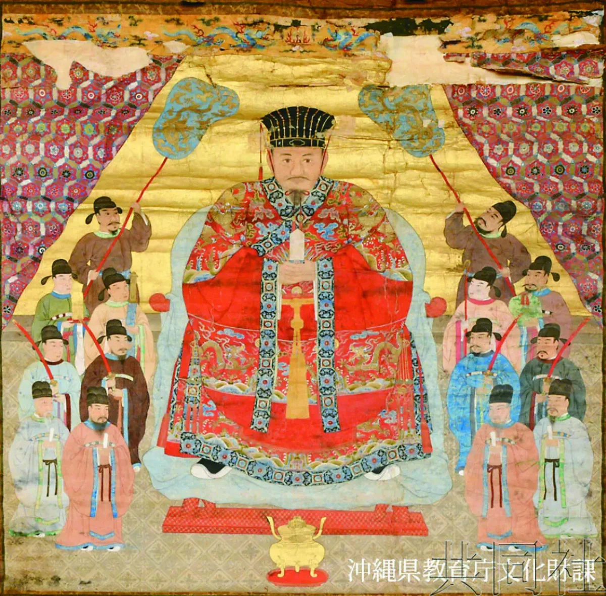 二戰時佚失 琉球國王御後繪  美國尋獲返還沖繩