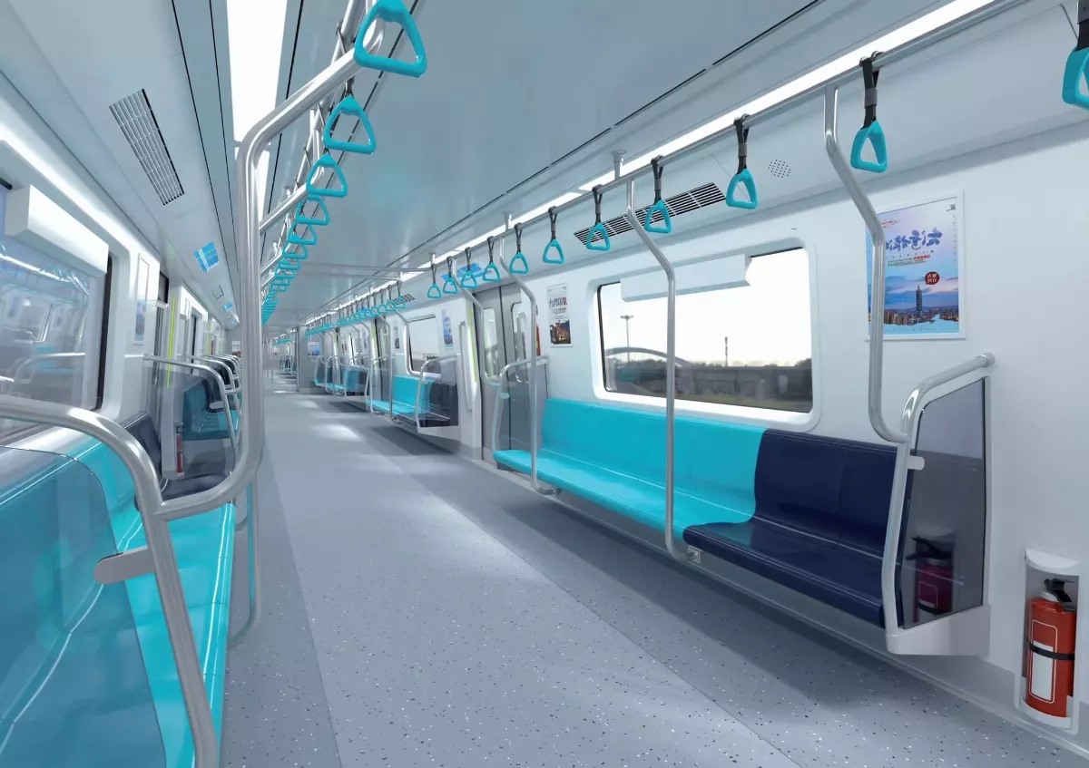 北捷引進南韓樂鐵電聯車 乘車空間更寬敞