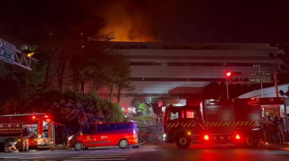 緯創深夜火警無人傷亡 高虹安揭最大功臣
