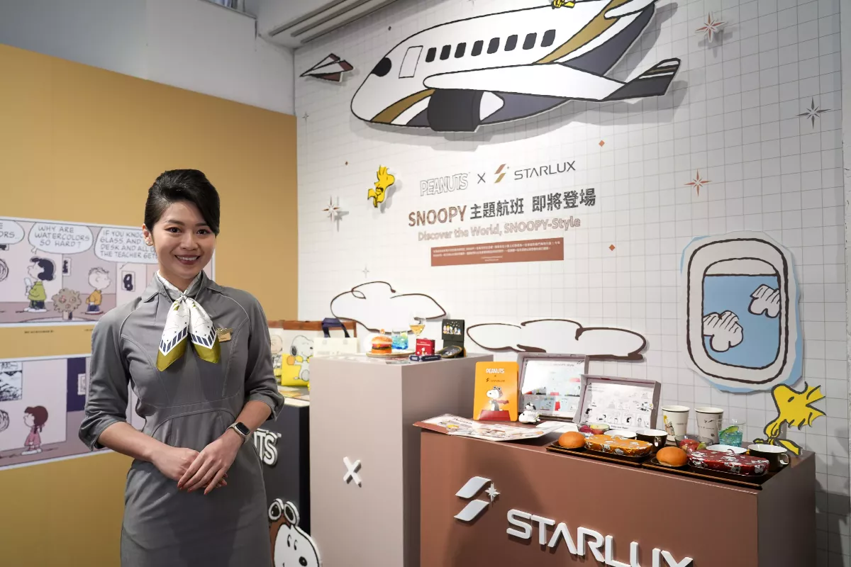 星宇航空推史努比主題航班 機上處處見可愛身影