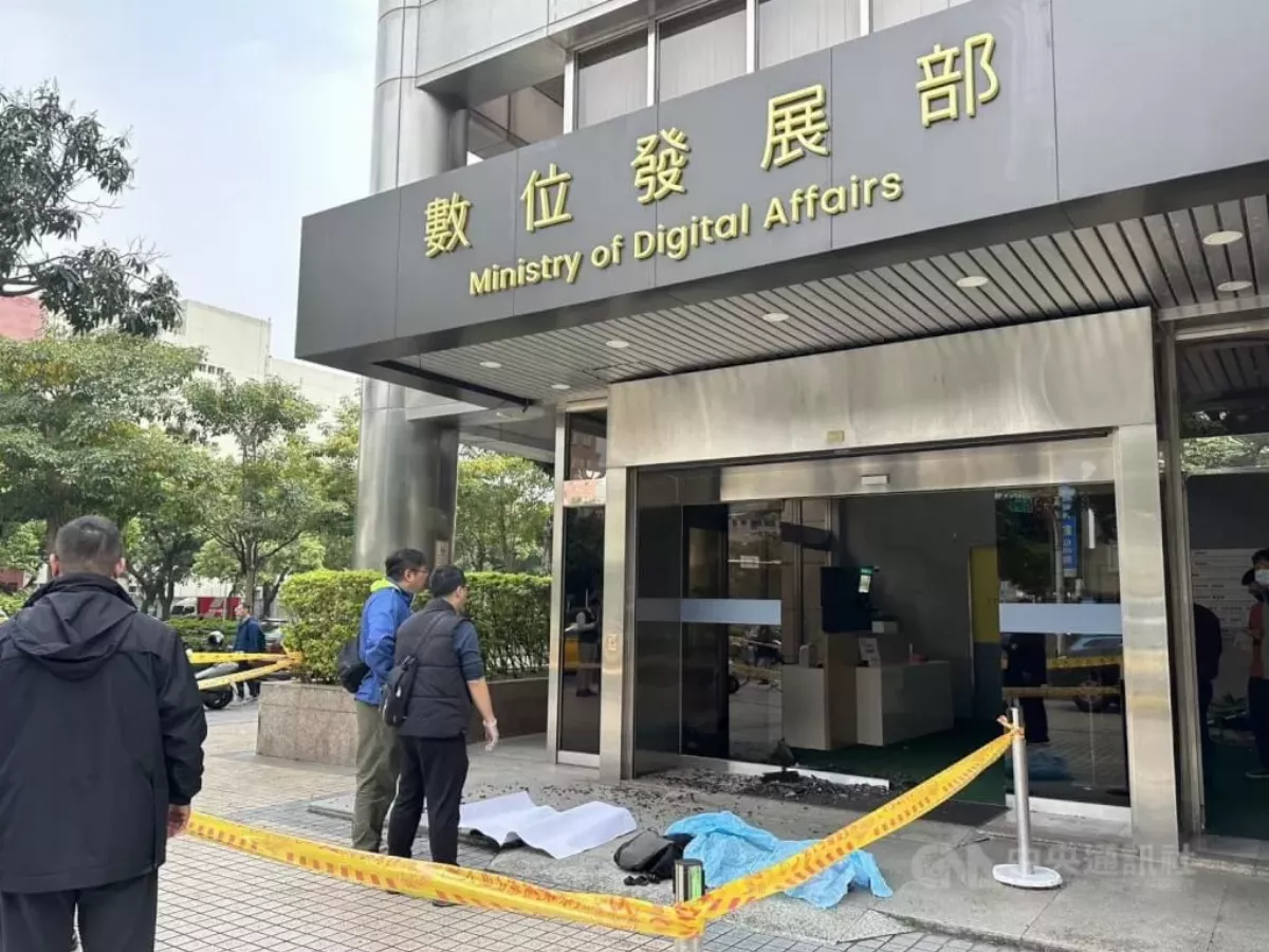 數位部今早突發槍案 男子高喊「反政府」持槍闖入遭逮