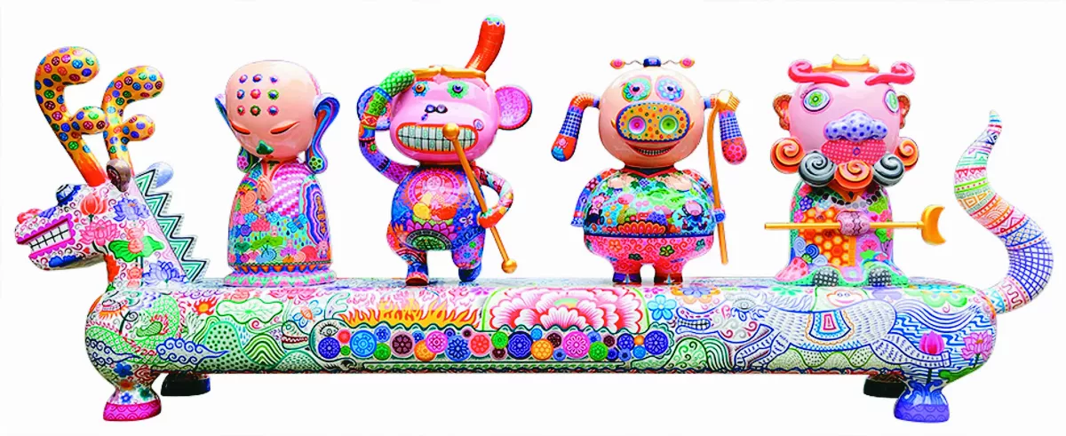 【迎春納福新春藝術聯展】 福龍報喜樂無窮