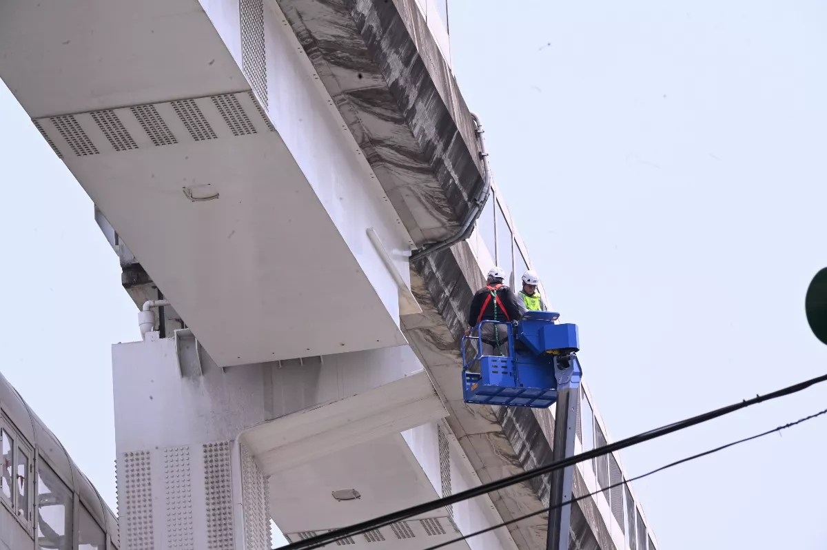 捷運環狀線鋼箱梁位移 今先拚板橋以北通車