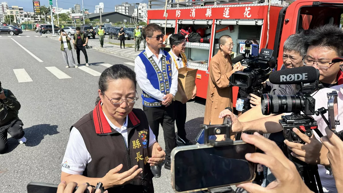 佛光山法師奔赴地震現場 慰問關心