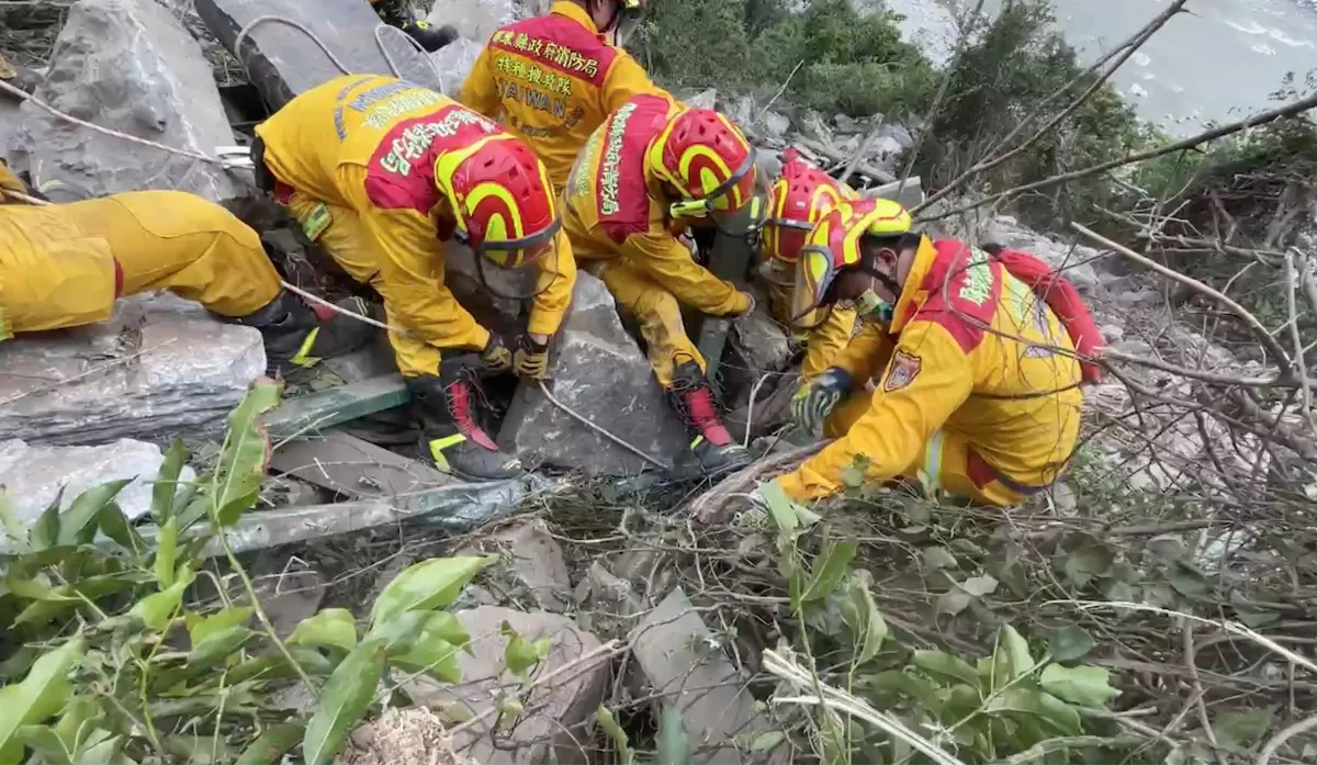 小錐麓步道男子遭活埋 花蓮強震累計10死660受困