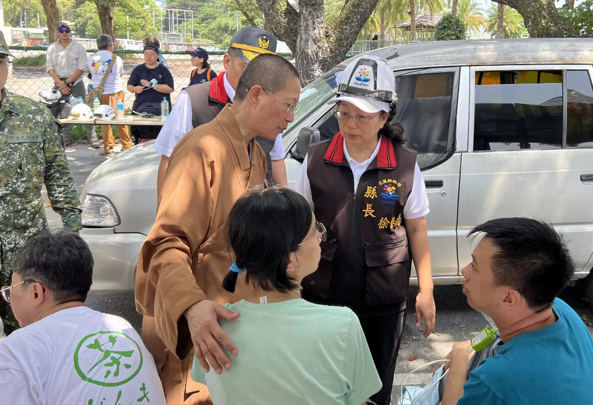 花蓮強震 花蓮佛光人展現互助友愛