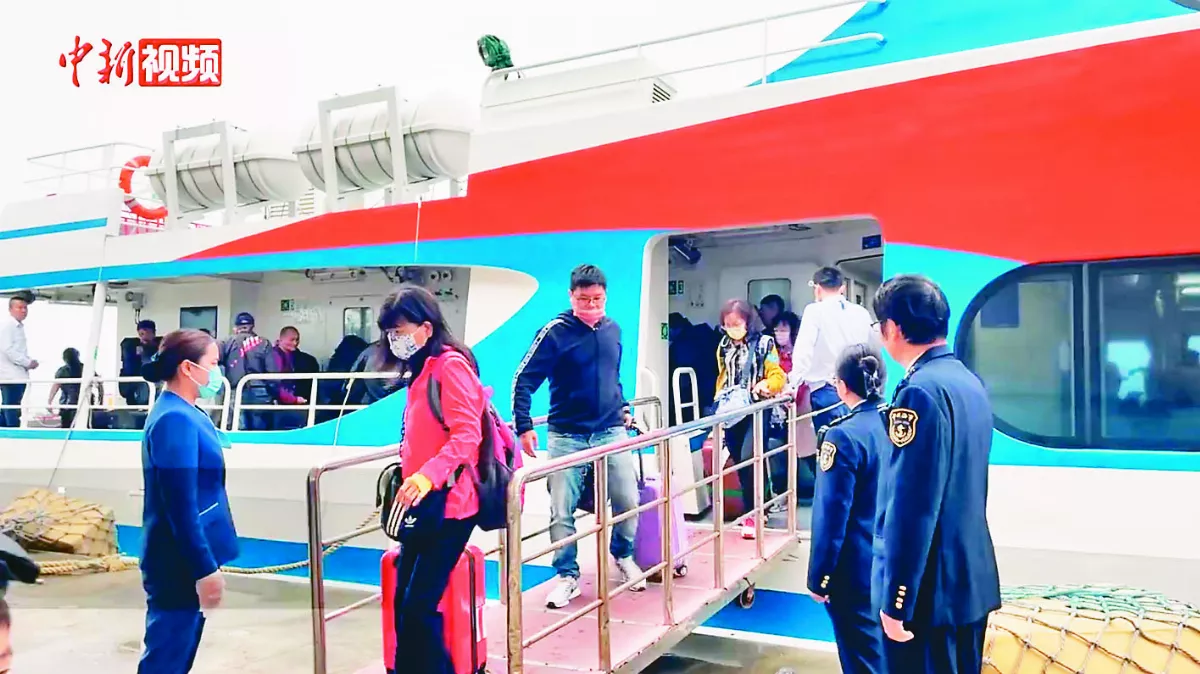 金廈小三通復航 旅客突破百萬