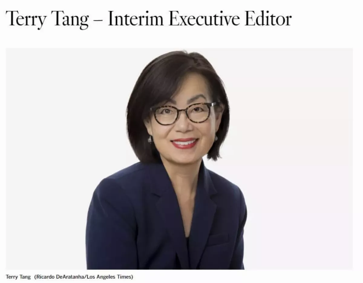 洛杉磯時報首位女總編 台裔唐泰芮臨危受命