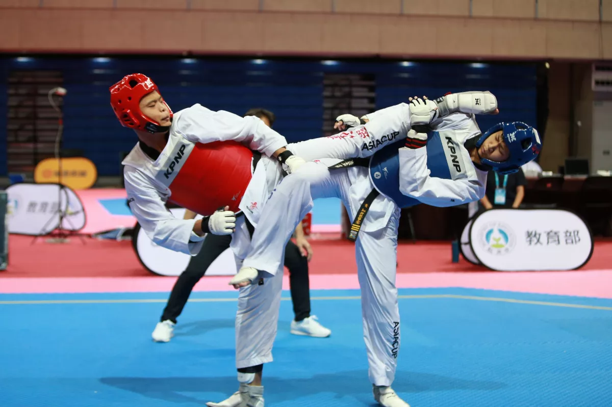 全中運／跆拳道「霸告」對決 吳秉倫勝出摘金 