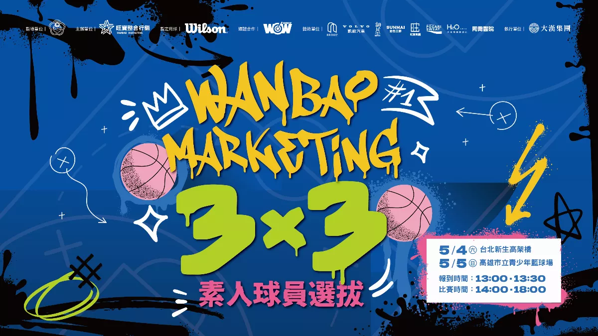 籃球／素人也能打職業、拚奧運 3X3海選5月登場