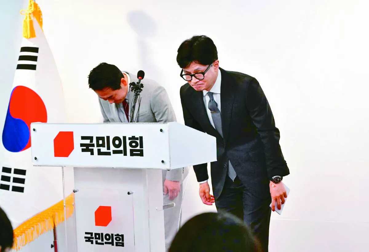 韓執政黨史上最大敗選 總理請辭    