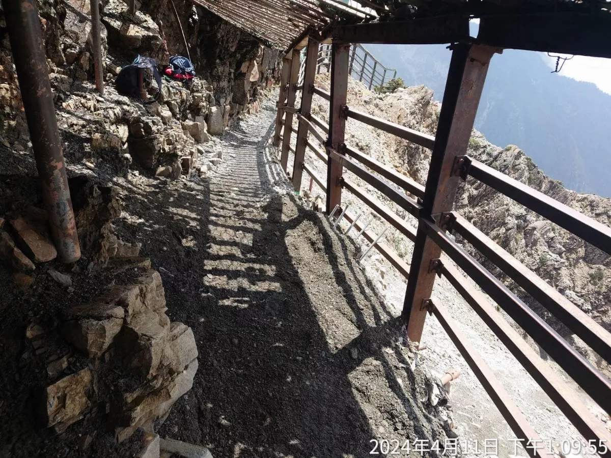 花蓮地震玉山主峰步道受損 玉管處派人修復