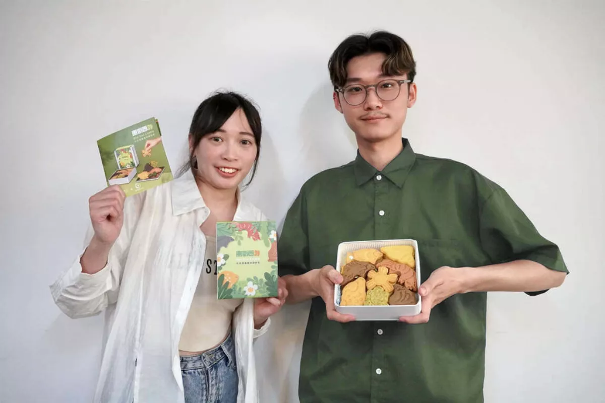 台科大生用外來種生物設計餅乾 盼重視環境議題