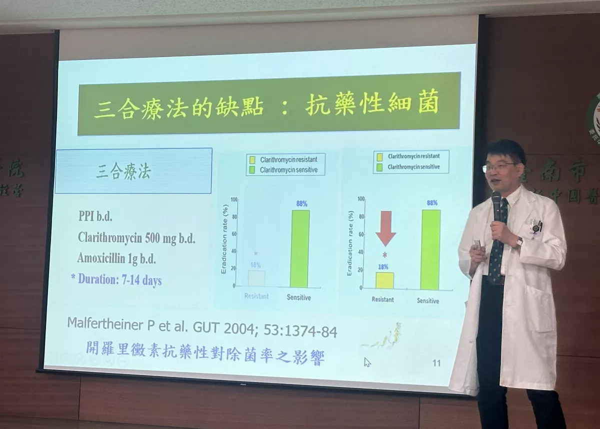 幽門螺旋桿菌嚴重抗藥性 醫師發現「阿莫西林」效果顯著