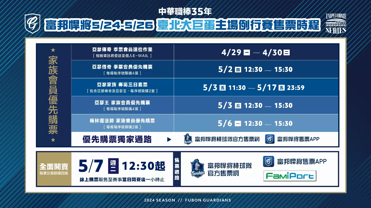 中職／秋山幸二5月來台開球 悍將公布大巨蛋售票