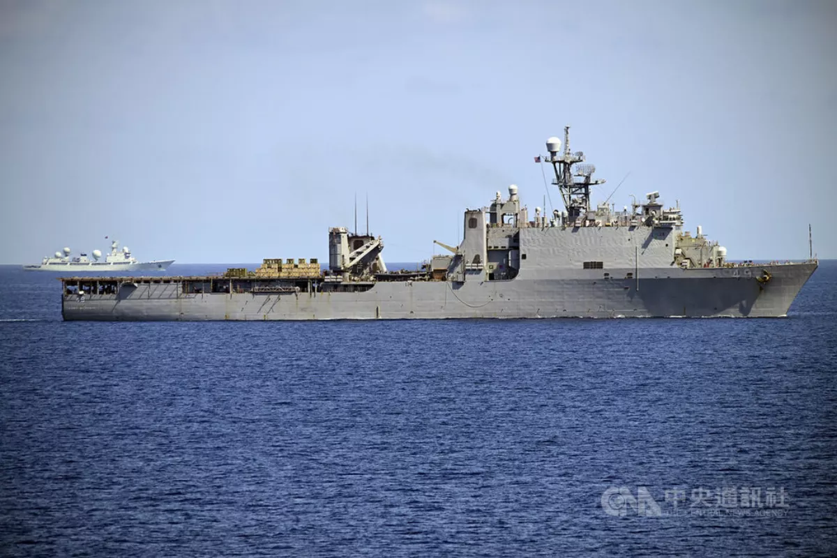 美菲法南海聯合演習 大陸軍艦跟監逾10小時