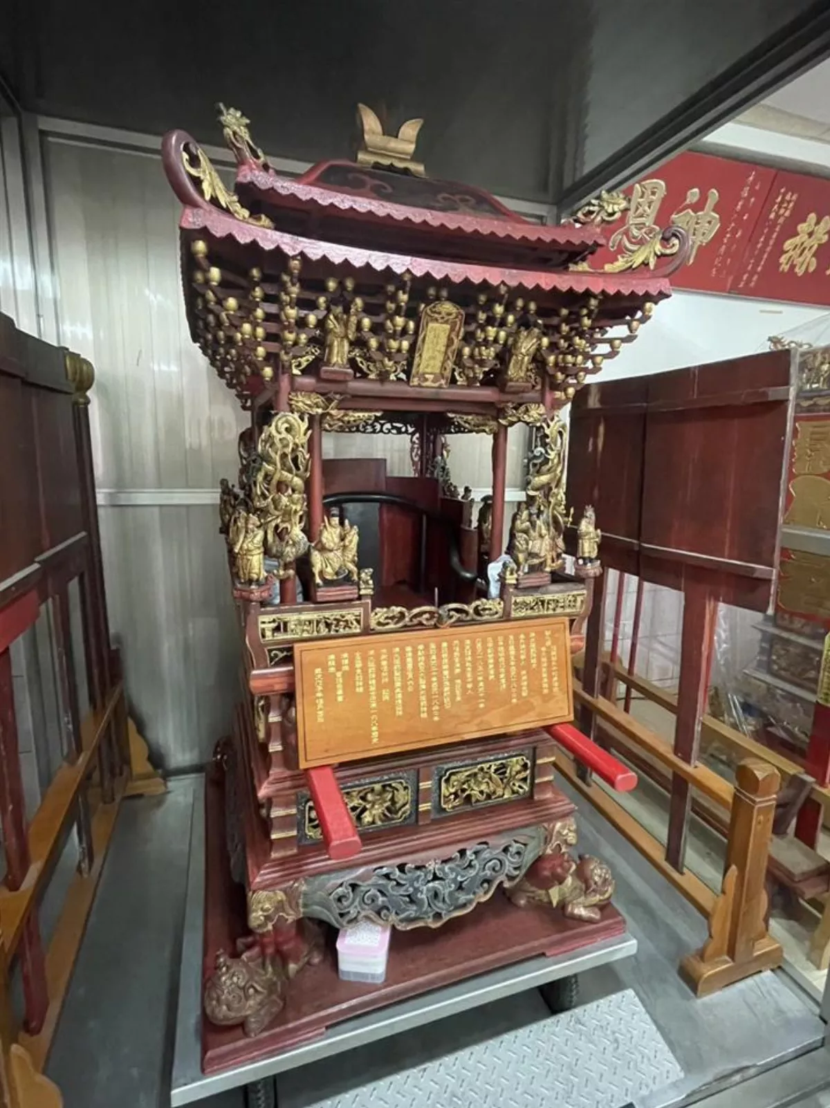 清水祖師神轎歷史悠久  彰化縣府指定為一般古物