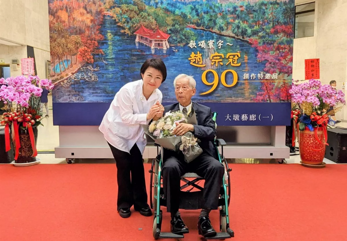 一手執刀一手繪畫　醫師畫家趙宗冠90歲創作特邀展登場