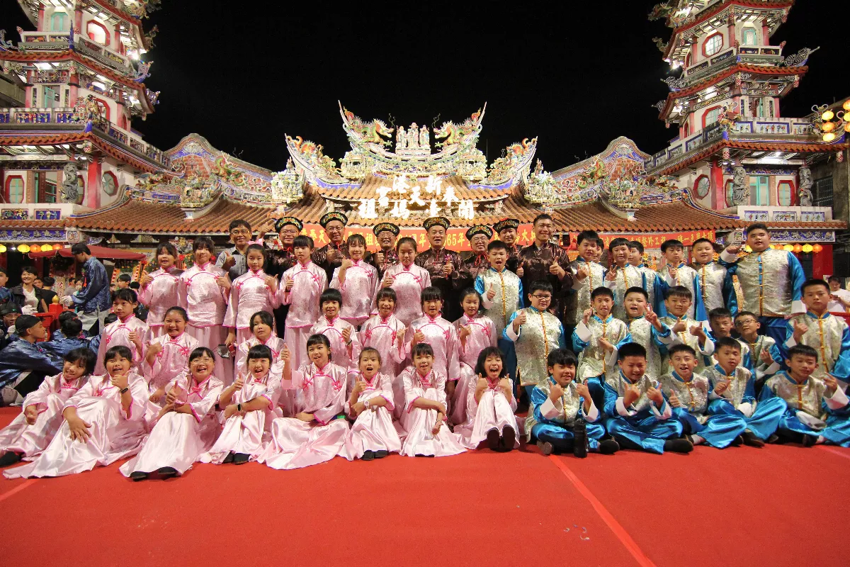 奉天宮新港媽祝壽大典 循古禮行演「六佾舞」
