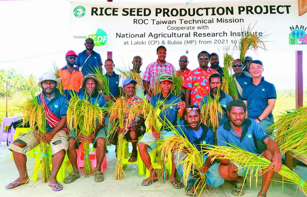 助巴紐種稻增產  劉宏澤獲稻米大會肯定