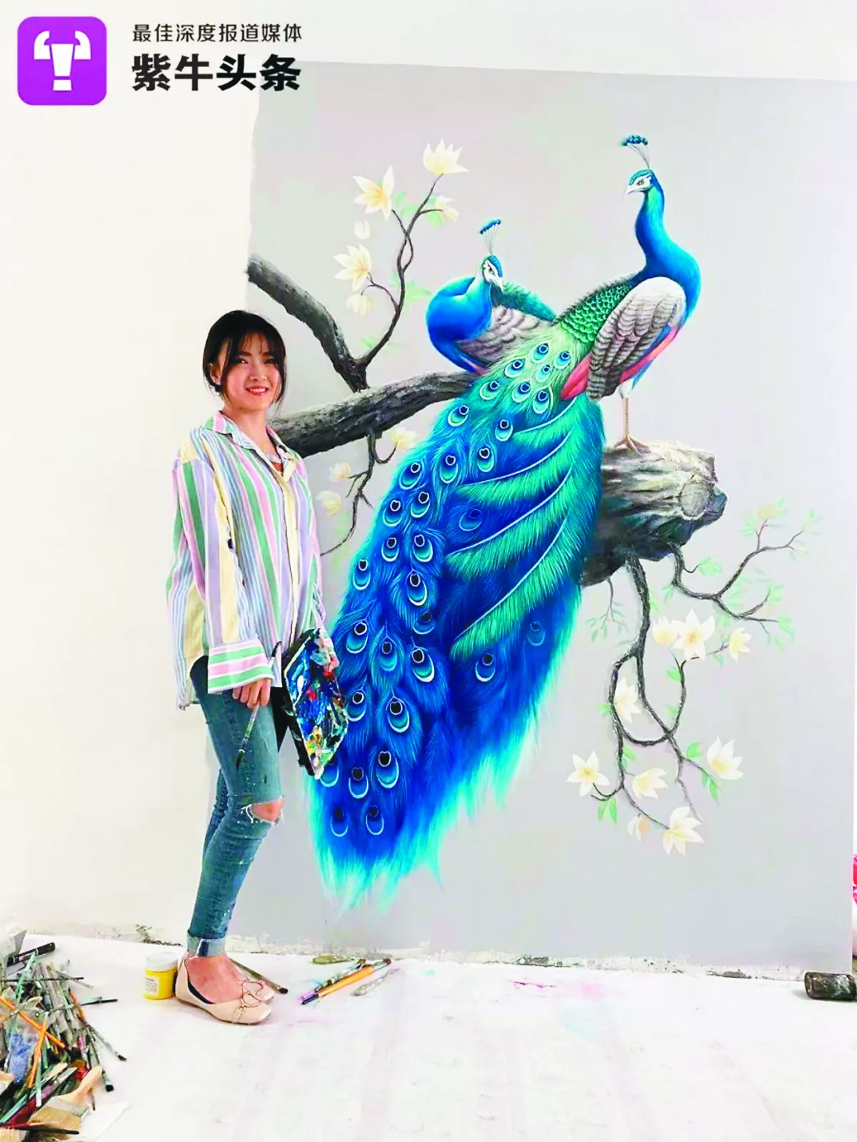浮雕壁畫 大廳造萬里長城