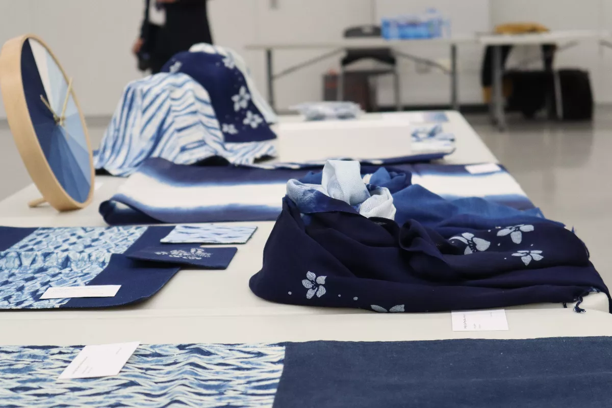 客家「太平藍」美國展出 獨特染藝驚艷紐澤西