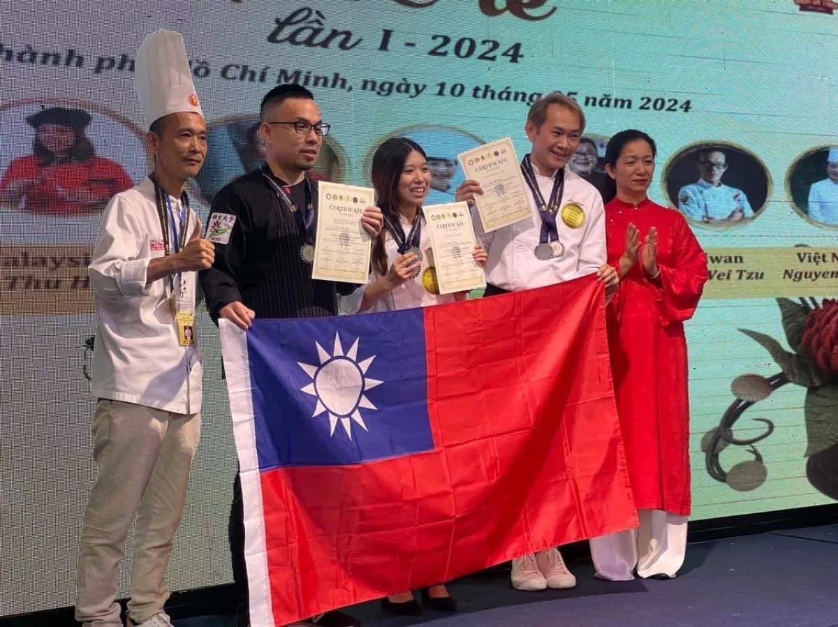 2024亞洲蛋糕與麵包挑戰賽  佛大蔬食系奪金