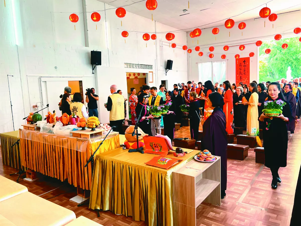 瑞士佛光山祝禱  國家電視台錄影