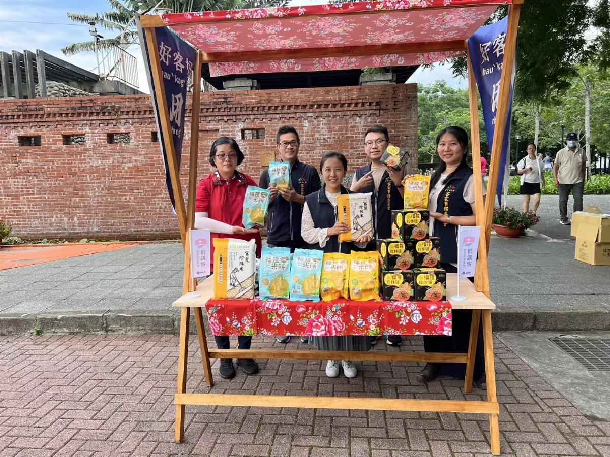 愛心接力挺花蓮 客庄展售農特產助災後重建