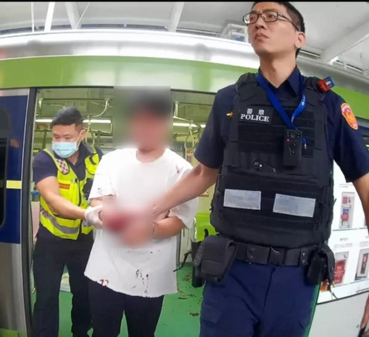 中捷持刀砍人案嫌犯被捕  市政府站暫停營運