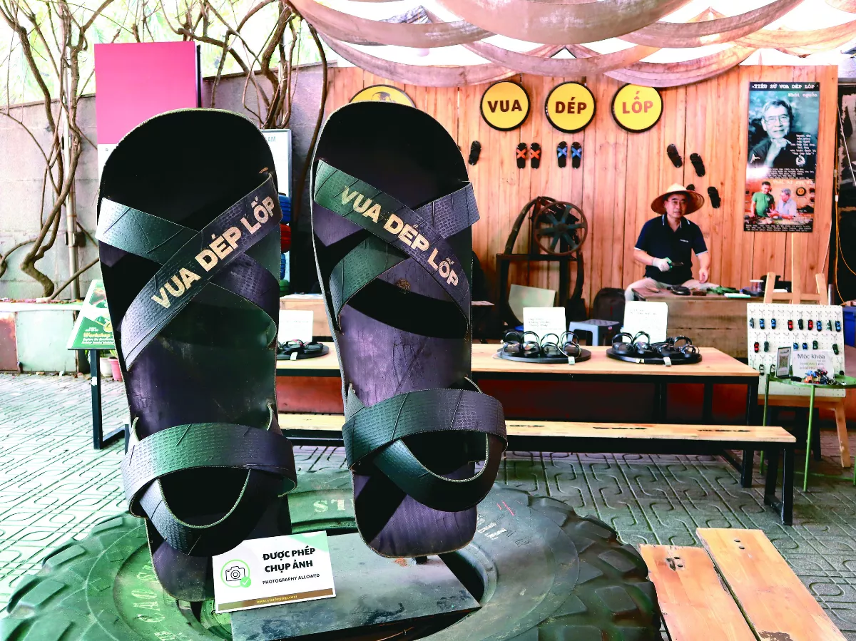 老鞋新包裝 越南輪胎涼鞋熱銷60國