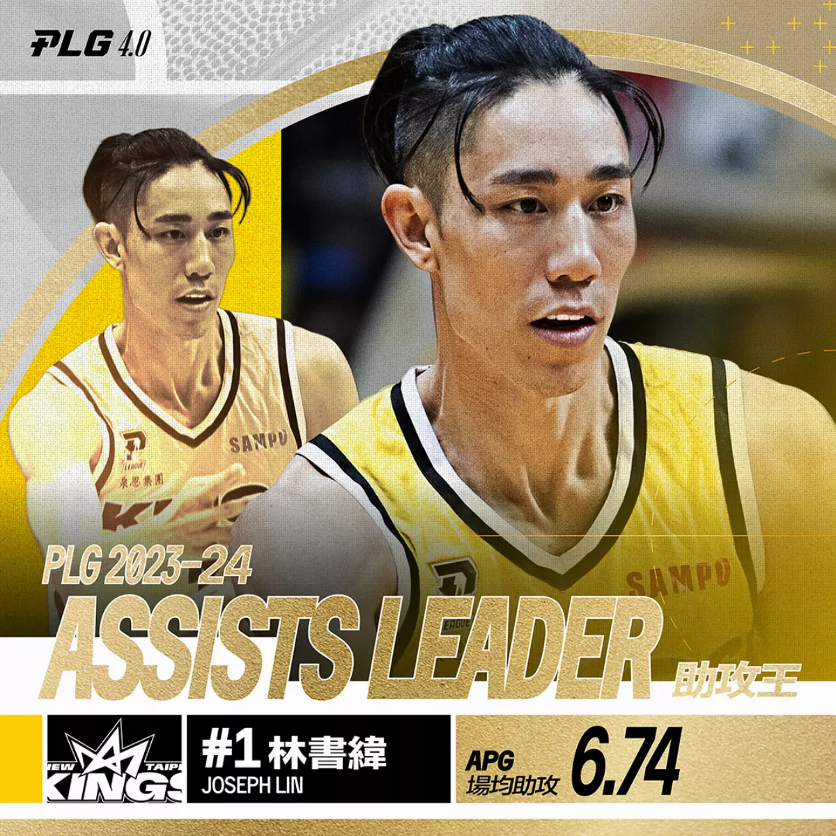 PLG／數據個人獎出爐 林書緯唯一非洋將代表