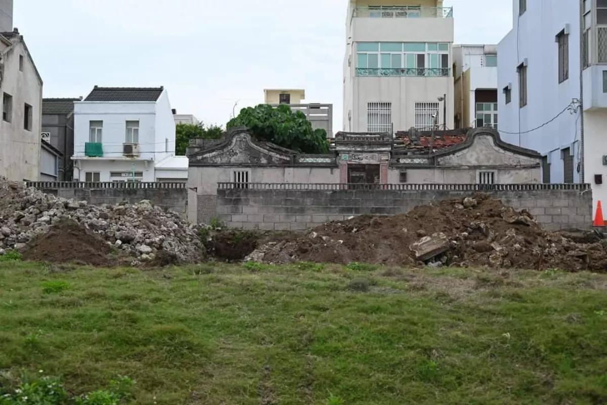 馬公林氏古厝修復 清光緒墓碑意外出土