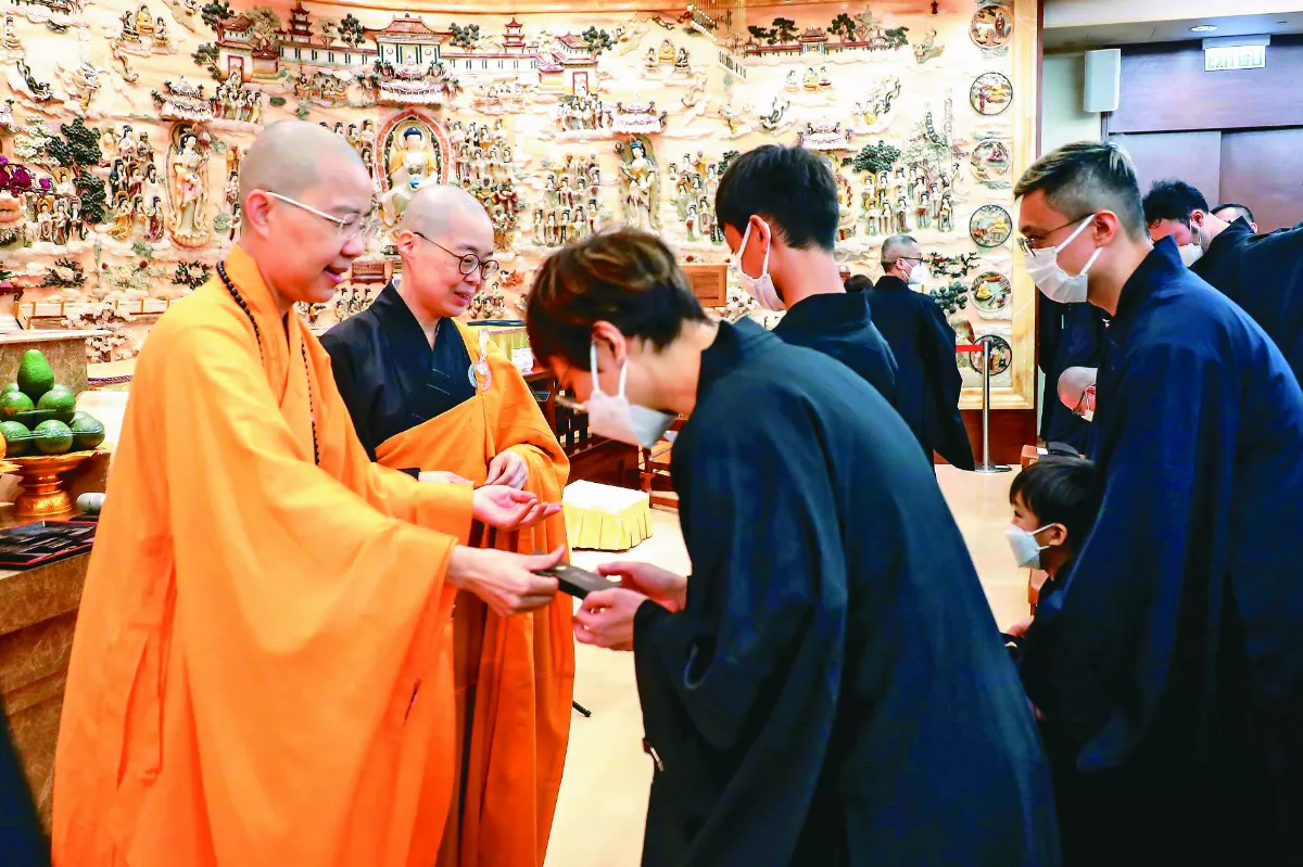 香港佛光道場三皈五戒 400佛子發願精進向道