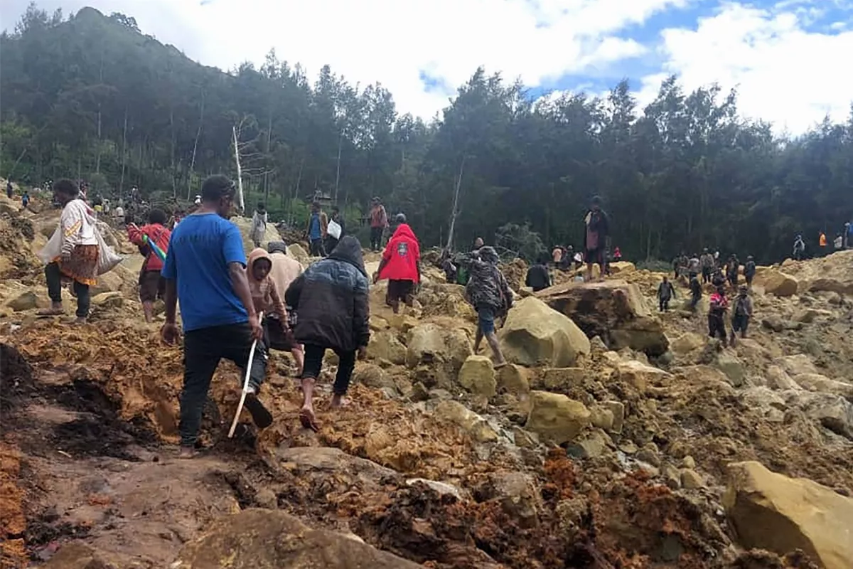 巴紐大規模山崩2000人喪命 找到生還者機會渺茫