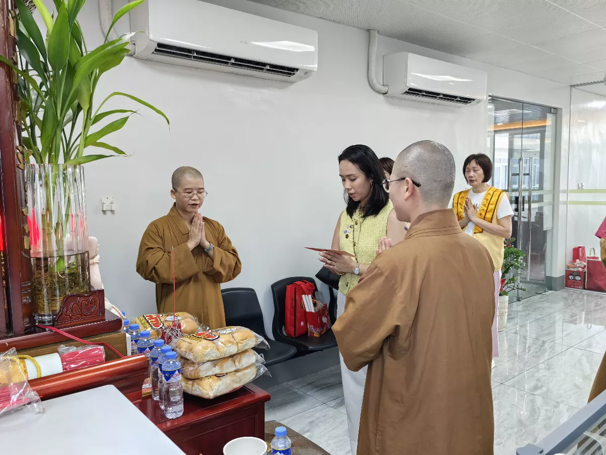 Manila Binondo Sun Tower Warehouse Buddha Bathing Ceremony Blessed by Fo Guang Shan