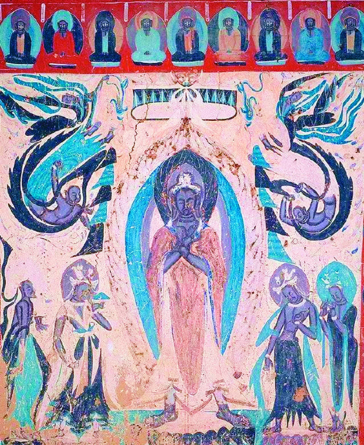 【敦煌經變】敦煌釋迦說法圖