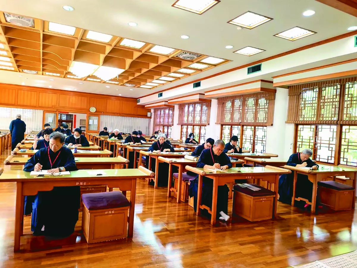 佛光山抄經堂 疫後重啟抄經