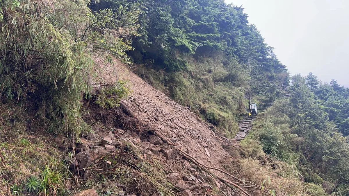 玉山主峰步道因坍方暫停入園 視修復狀況開放