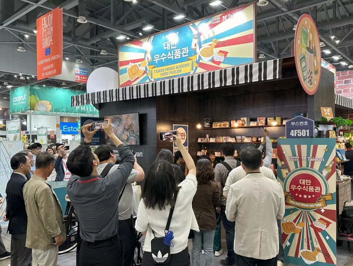 台灣美食前進首爾食品展 懷舊風柑仔店吸人氣