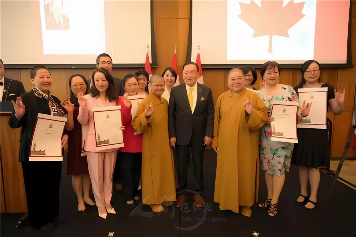 It’s Good to Have You: Canadian Senator Praises Outstanding Contributors