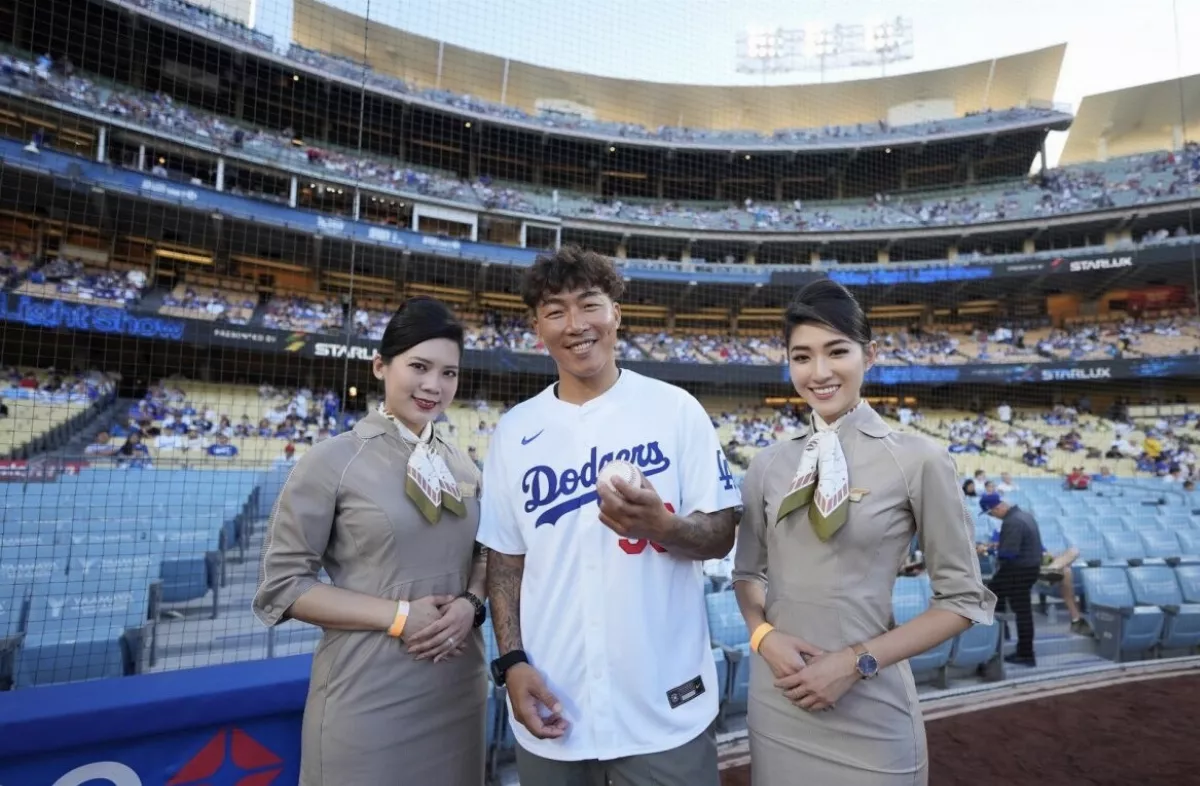 MLB／郭泓志為道奇開球 大谷砲轟老東家