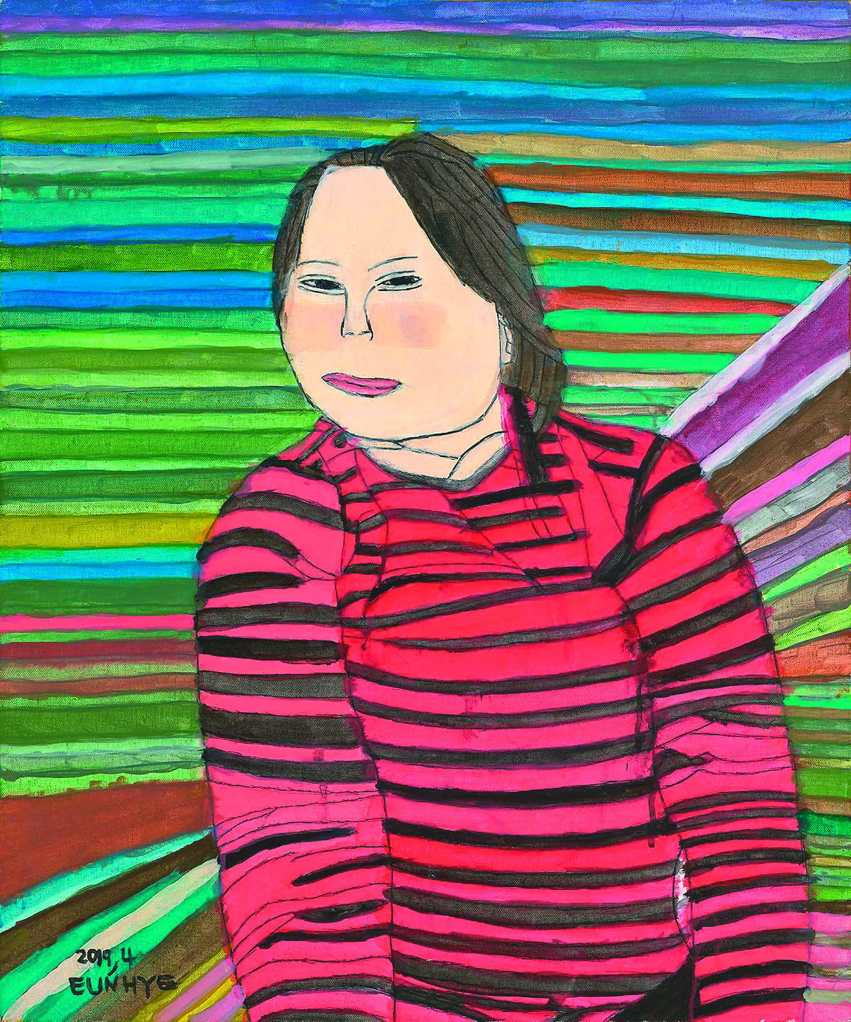  南韓唐氏症畫家鄭恩惠 用你的臉跨越心智障礙