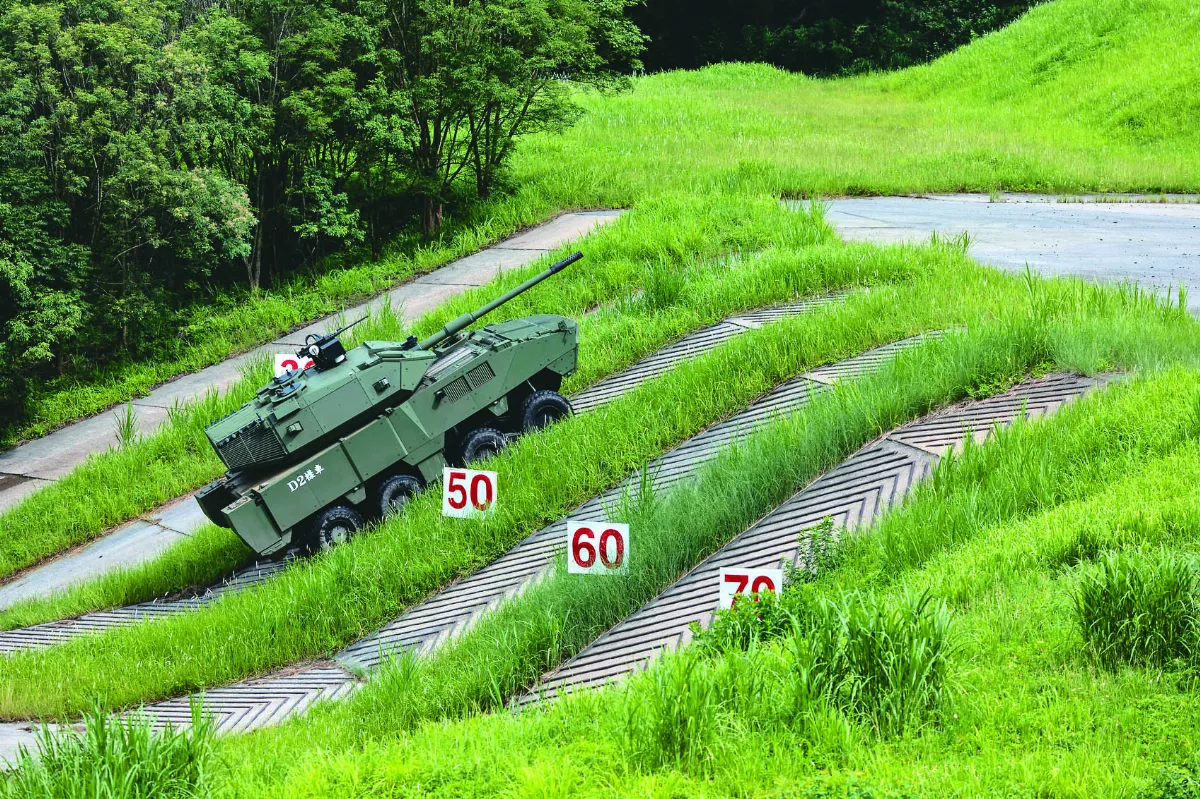 105公厘雲豹戰砲車  首次亮相