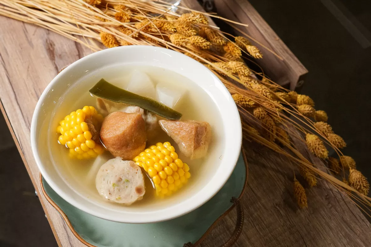 【禪居食堂】蘿蔔玉米丸子湯 甘甜爽口好滋味
