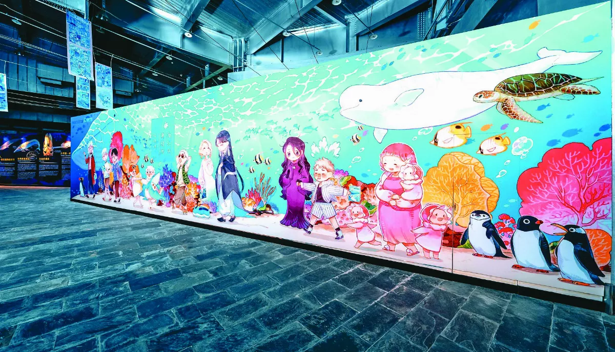 海洋生物擬人化  漫游屏東海生館