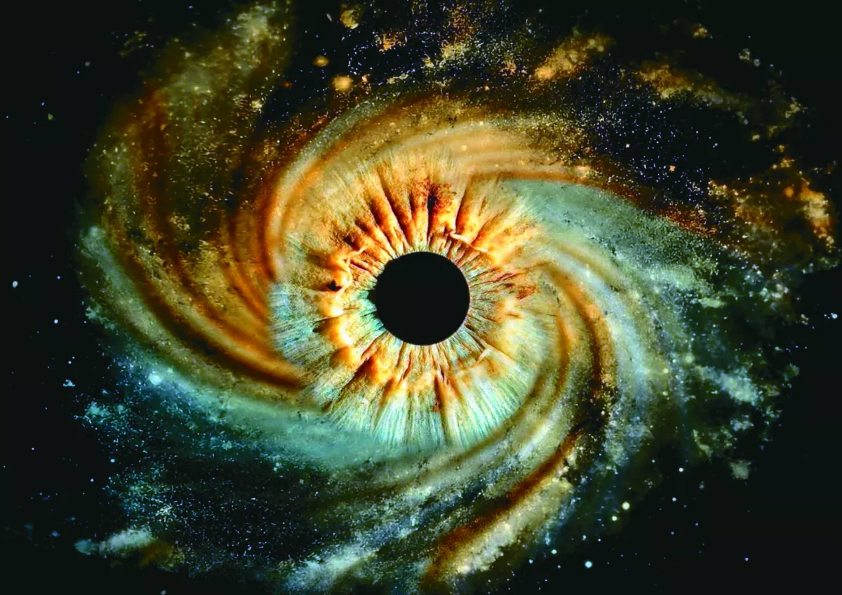 虹膜攝影 捕捉眼底星空