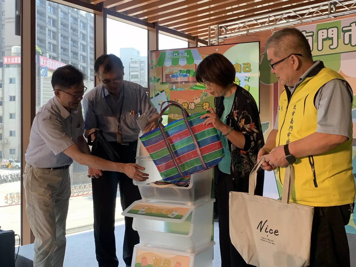 環部串聯全國47處市場減塑 號召民眾響應買菜自備購物袋