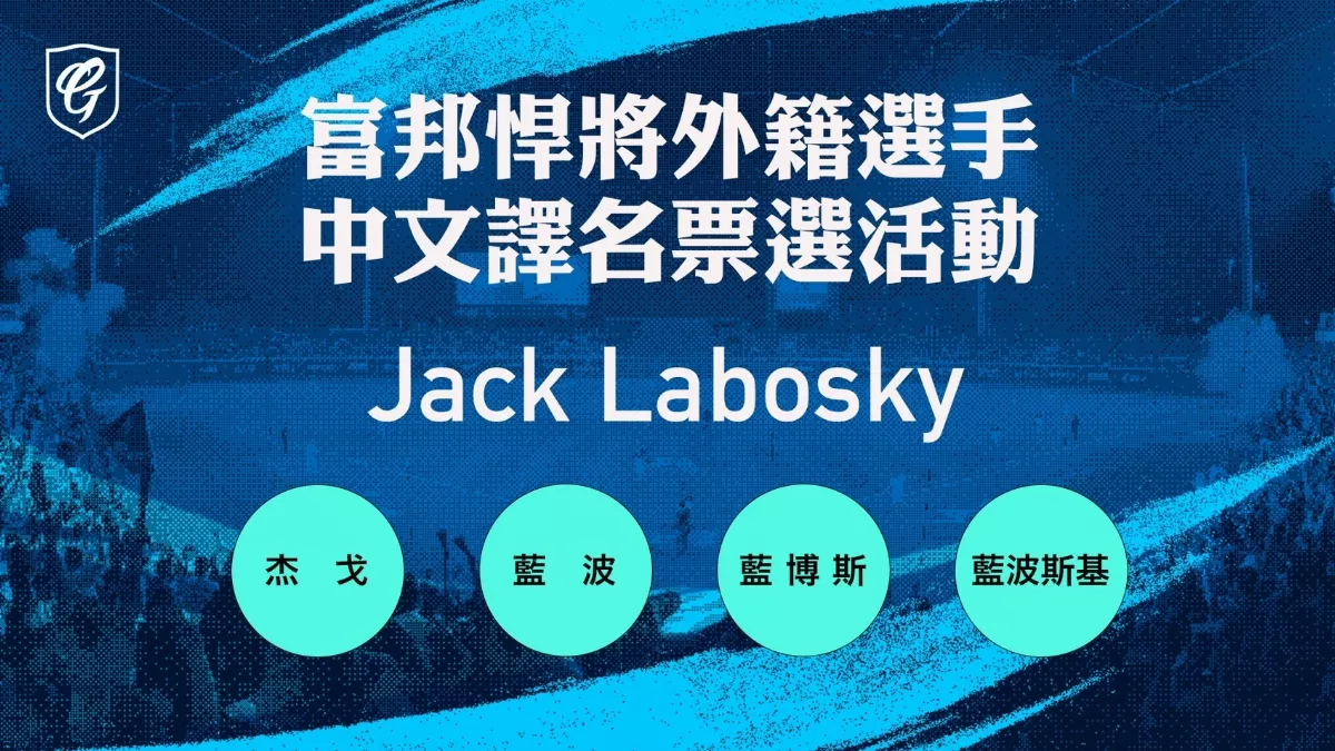 中職／悍將新洋投 命名交給球迷